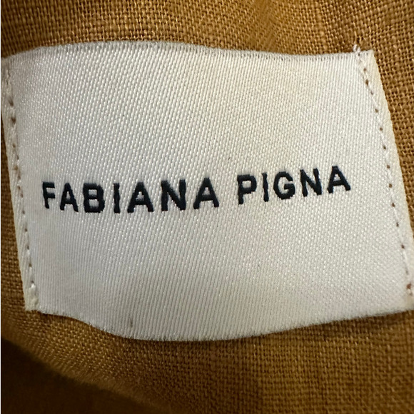 Fabiana Pigna Linen Tiered Midi Dress - Picture 4 of 14